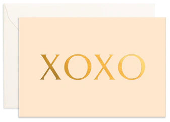 ‘XOXO’ Mini Greeting Card
